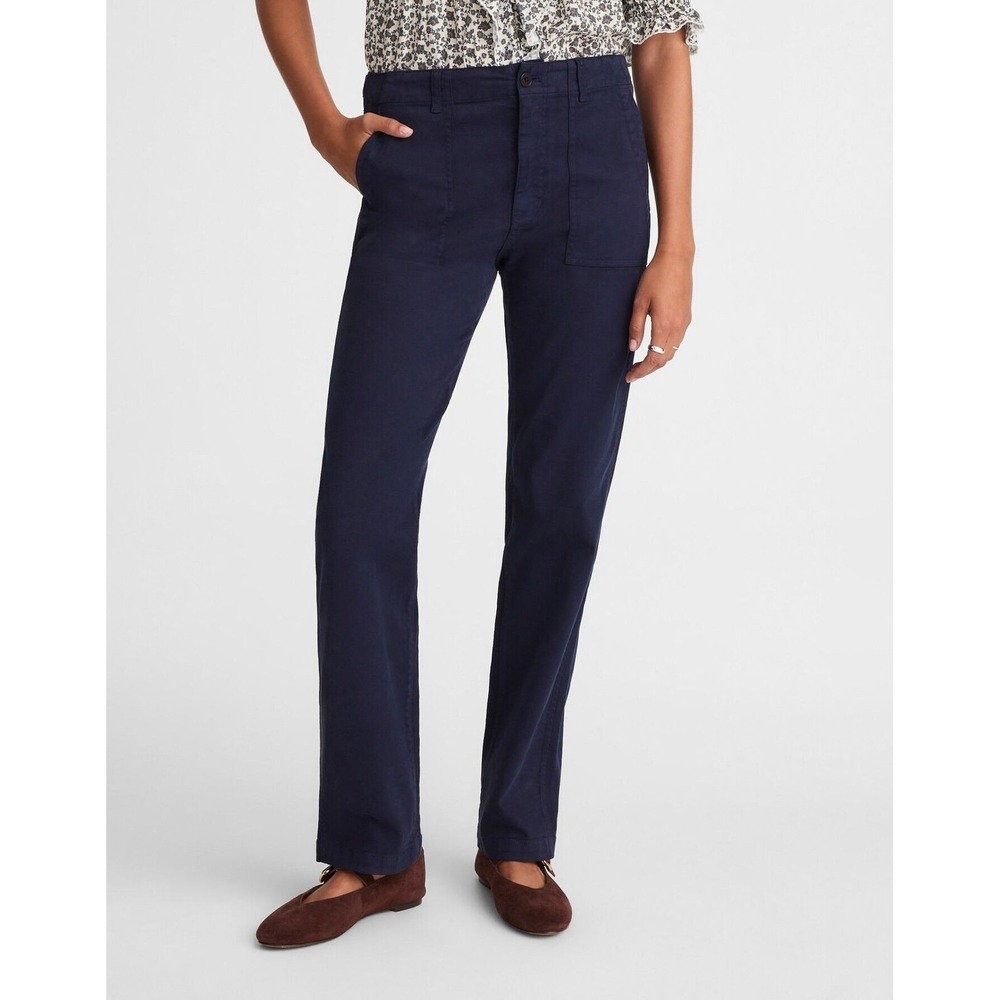NWT Madewell Utility Straight-Leg Pants - Size 28 - MSRP $128